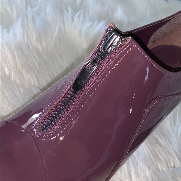 Aldo patent leather ankle heels booties sz 40 - Picture 5 of 6